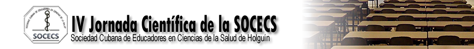IV jornada SOCECS Holguín